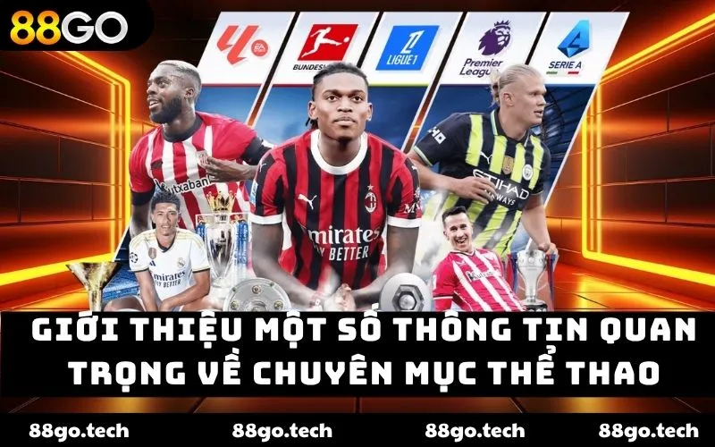 Giới thiệu một số thông tin quan trọng về chuyên mục thể thao